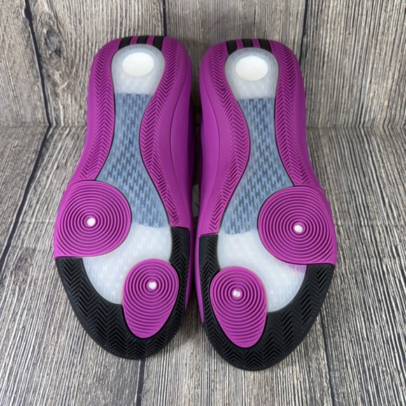 Adidas Harden Volume 8 Purple Burst/Core Black/Silver Metallic Mens sizes IG6647 - Picture 2 of 7